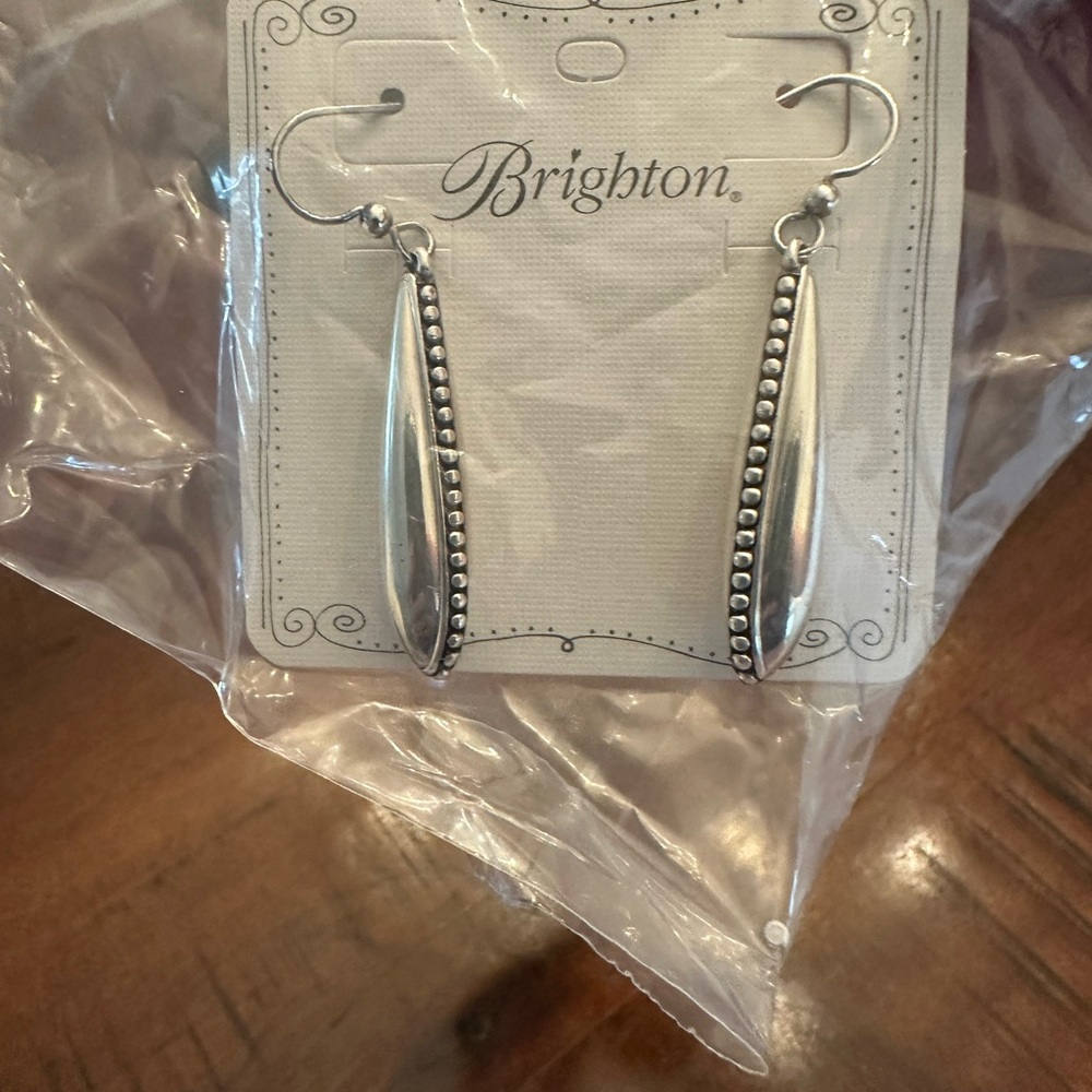 Brighton Silver Droplet Earrings